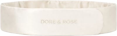 Dore & Rose - Zijden Hoofdband - Haarband - Verstelbaar - Haarband Dames - Skincare - Huid - Beauty - Make up - Champagne - Nº 29 Joie de Vivre