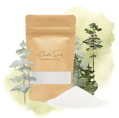 Candle Cocktail® 1 KG Geurend Kaarsenzand | Rainy Forest | Incl. 15 Lontjes