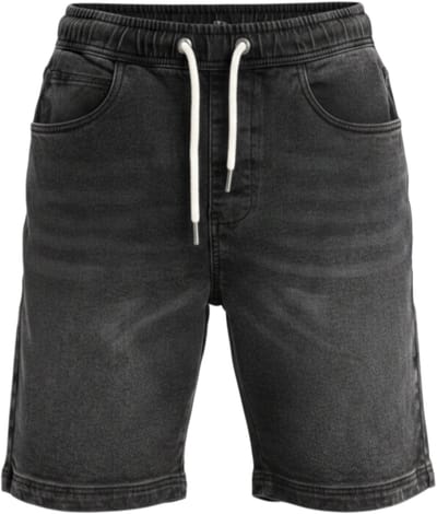 OMBRE Korte Broek - Regular Fit - Katoen - Effen Zwart S