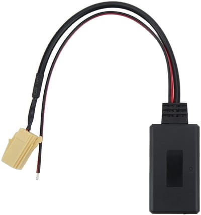 aladdien - Draadloze Stereo Radio Adapter - Bluetooth IN Kabel - Ideale Audio Oplossing - Compact Formaat - Geschikt voor Smart ForTwo 451 - Ver...