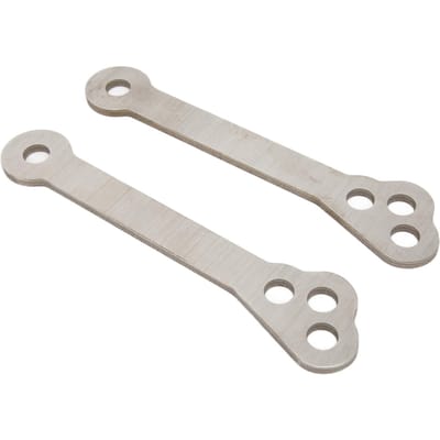 2 stuks Motorfiets Achter Verlaagde Links Kit Roestvrij Staal Zilver Vervanging voor CB500X CB400X