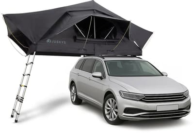 Daktent Lago - 2-personen - Incl. Matras - Zwart - 140x240 cm