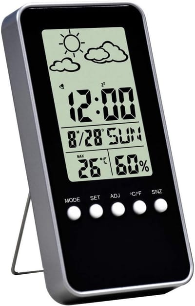 Weerstation voor Temperatuur en Luchtvochtigheid