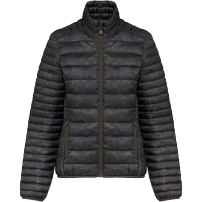 Kariban Ladies' lightweight padded jacket K6121 - Jungle Camo - S