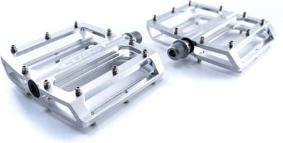 CUBE Pedalen All Mountain - Fietspedalen - Lichtgewicht platformpedaal - CNC Gefreesd Aluminium - 105 x 95 x 17 mm - Zilver