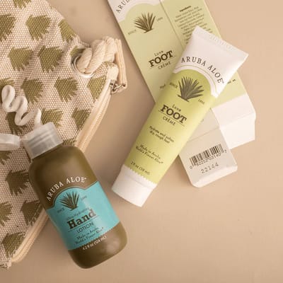 Aruba Aloe Hand & Voet Duo | Verzachten & hydrateren | Droge huid | Pure Aloë Vera