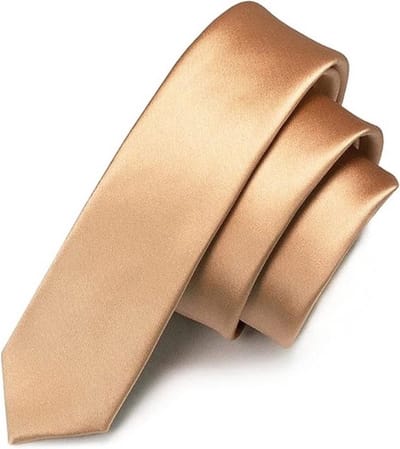 Go Go Gadget - Slimme_Stijl : Eenvoudige Stropdas - Champagne