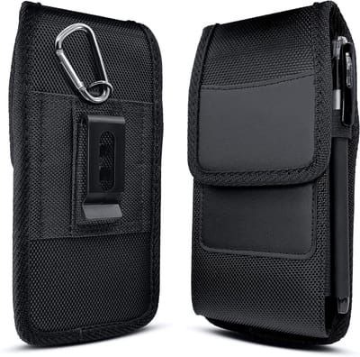 Premium Heuptas voor Mobiele Telefoon met RFID Blokkering - Universele Bescherming voor iPhone en Samsung Smartphones, Ideaal voor Sport en Reizen