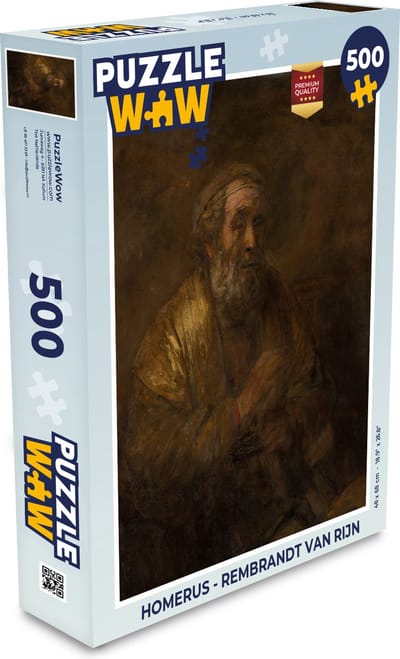 Puzzel Homerus - Rembrandt van Rijn - Legpuzzel - Puzzel 500 stukjes