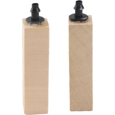 2 Stuks Celsius Set Natuurlijk Houten   Luchtsteen Diffuser voor Aquarium Vissen  (S)