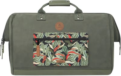 CABAIA reistas met laptopvak Adventurer Vegan Nubuck Duffle Bag Busan groen