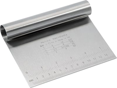 Michelino RVS pizza deegschrapper - deegsteker - pizzames