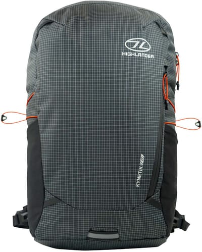 Highlander rugzak allround Kynetik 20 liter - Zwart