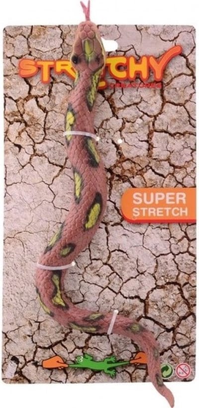 Rubberen speelgoed Python slangen stretch 27 cm