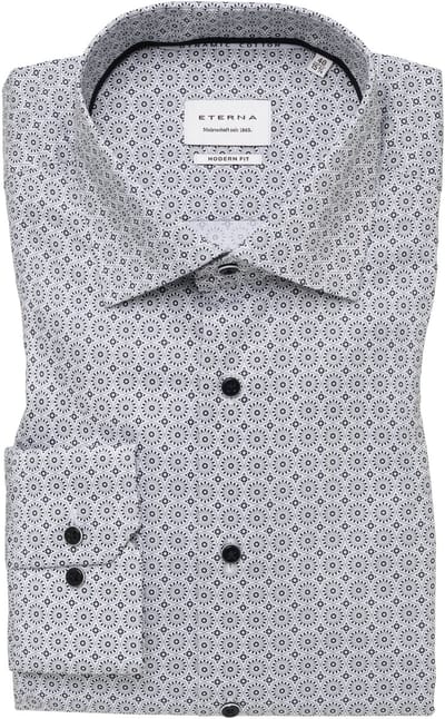 Eterna - Overhemd Groen Eterna Lange Mouw Overhemd Groen 1067 X18k