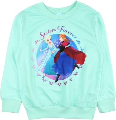 Disney Frozen Sweater - Mintgroen - Sisters Forever - Maat 98 (tot 3 jaar)