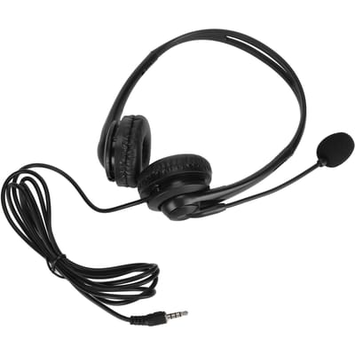 Klantenservice Headset Handsfree Stereo Bedraad Binauraal PC Ruisonderdrukkende Koptelefoon voor Telefoon