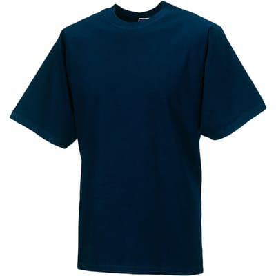 Russell Heren Organisch T-Shirt met korte mouwen (Franse marine)