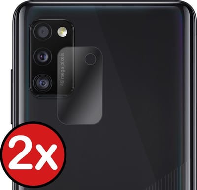 Camera Lens Protector - 2 Stuks - Geschikt voor Samsung Galaxy A41 - Camera Screenprotector - Beschermglas - Gehard Glas - Tempered Glass - Screen Protector