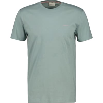 Gant Contrast Logo SS Shirt Heren - Maat M