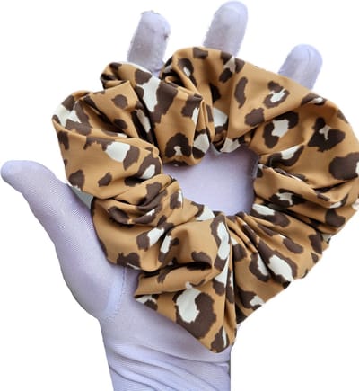 Scrunchie Groot - haar elastiek - panterprint