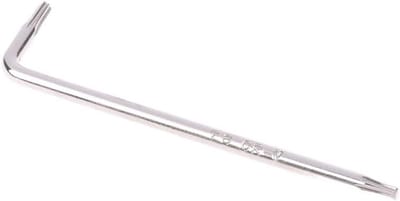 Torx Schroevendraaier - Beveiligingsbit - Machineonderhoud - Zeskantige lip - 1 stuk - Zilver