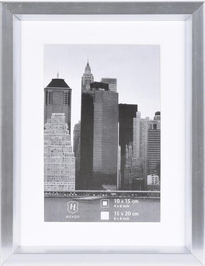 Fotolijst - Henzo - Metallica - Fotomaat 15x20 cm - Zilver