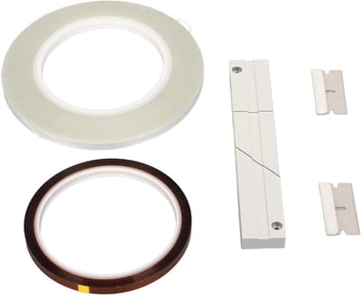Universele Splicing Block Kit voor Open Reel Tape Media met Splicing Tape, Leiders en Snijbladen voor Audioproductie