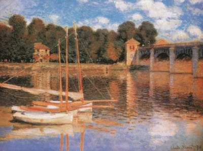 Kunstdruk Claude Monet - Il ponte di Argenteuil 80x60cm