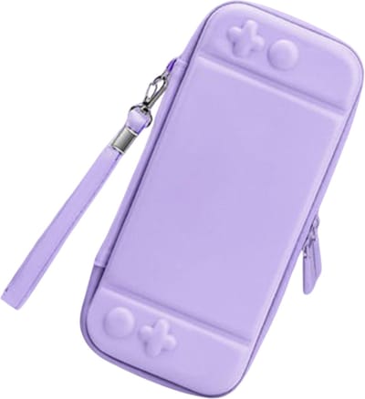 Livano Case Geschikt Voor Nintendo Switch - Hoes - Beschermhoes - Waterafstotend - Accessoires - Paars