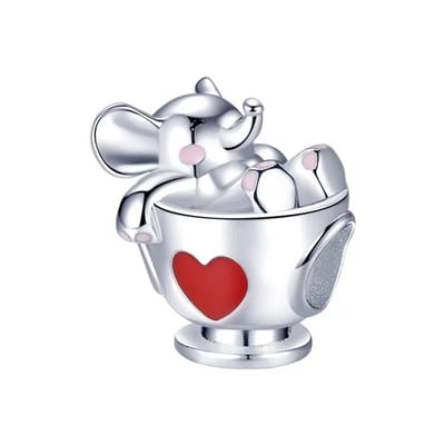 Olifant Bedel - Romystones - Zilver - Voor je bedelarmband - Sieraden Cadeau