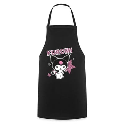 Kuromi Met Letters En Sterren In Leeuwstijl Keukenschort
