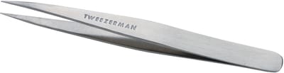Tweezerman Point Pincet Classic Stainless – Precisiepincet Van RVS Voor Fijn & Ingegroeid Haar - Handgeslepen, Nauwkeurige Punt Voor Moeiteloos Epileren - Professionele Wenkbrauw‑ En Gezichtsverzorging - Duurzame Beauty Tool