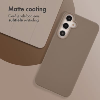 imoshion Hoesje - Geschikt voor Samsung Galaxy A55 (5G) - Color Backcover - Bruin