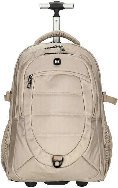 Enrico Benetti Cornell Laptop Rugzak Trolley 17 inch - Champagne