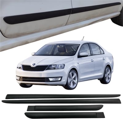 Universele beschermstrips voor de zijdeuren van de Skoda Rapid vanaf 2013.