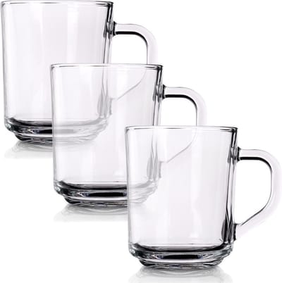 Drinkglazen voor Koffie en Thee 230 ml 3 stuks - Waterglazen - Glazen - Limonadeglazen