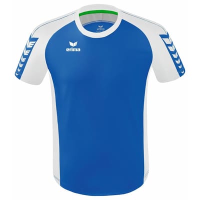 Erima Six Wings Shirt Korte Mouw Kinderen - Wit / New Royal | Maat: 140