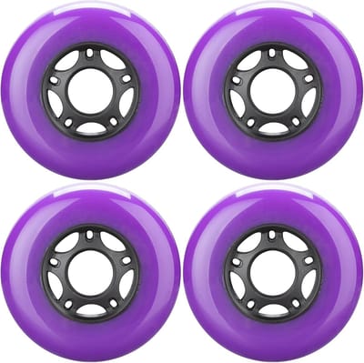 Skate Wielen - Vervangende Wieltjes - Inline Skaten - 85A Durometer - 70mm Diameter - Zwart