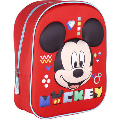 Schoolrugzak Mickey Mouse Rood (25 x 31 x 10 cm)
