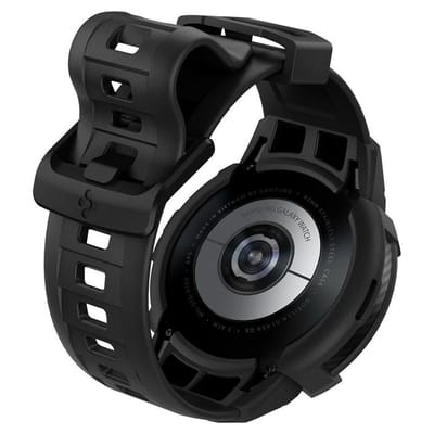 Spigen Rugged Armor™ Pro Case voor de Samsung Galaxy Watch 4 - 42 mm - Charcoal Gray