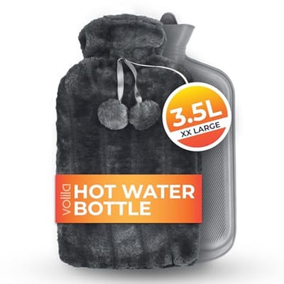 Extra Grote Warmwaterkruik 3,5L - Luxe Warmwaterzak voor Pijnverlichting en Warmte