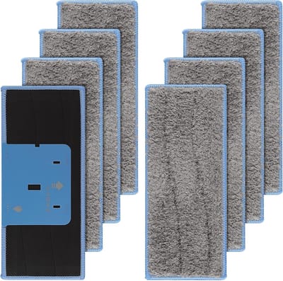 SnelShoppen - 8 Wasbare Dweilpads voor iRobot Braava M6 Series, Herbruikbare Microvezeldoeken voor Efficiënte Vloerreiniging, Geschikt voor Huisdieren