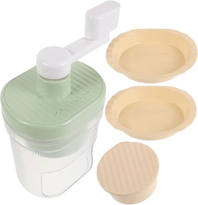 Handmatige Ijsmaker - Ijscrusher Shaver - Drankjes Maken - Draagbaar Zonder Stroom - 23 x 12.5 x 9.5 cm - Meerkleurig