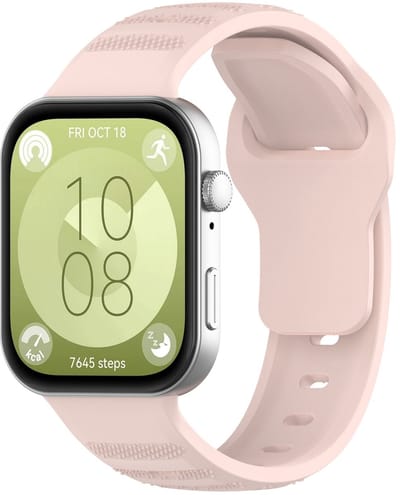 By Qubix - Siliconen Outdoor band - Roze - geschikt voor Huawei Watch Fit 5 / 4 / 3
