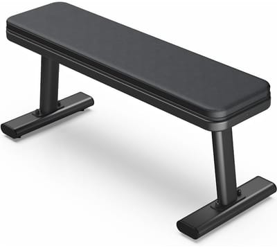 KAD® Fitnessbank - Opvouwbare Fitnessbank - Verstelbare Halterbank voor Krachttraining - Zwart - 107cm x 37cm x 46cm