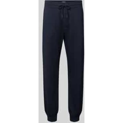 straight fit joggingbroek van katoenmix