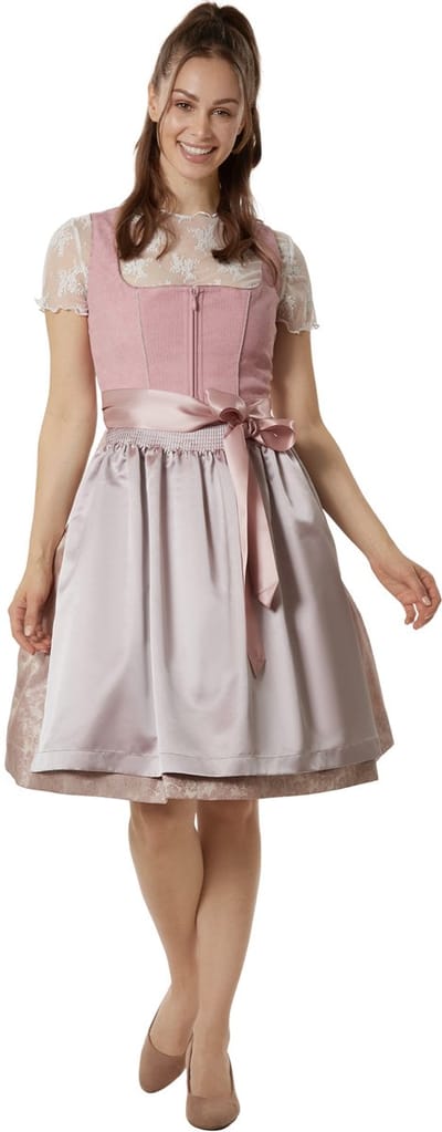 dressforfun - Vrouwenkostuum midi-dirndl Linah - 36 - Verkleedkleding Oktoberfest - Duitse Jurk - Feestkleding - Klederdracht - Feest - Partykleding