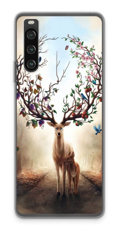 Case Company® - Hoesje geschikt voor Sony Xperia 10 IV hoesje - Seasons Change - Soft Cover Telefoonhoesje - Bescherming aan alle Kanten en Schermrand