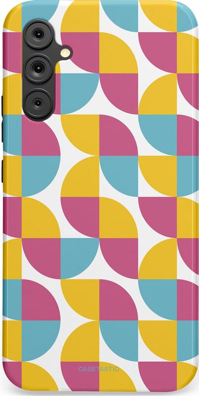 Casetastic Hoesje Geschikt voor Samsung A34 (5G) - Stijlvolle Beschermende Duo-layer Case - Cirkeldroom